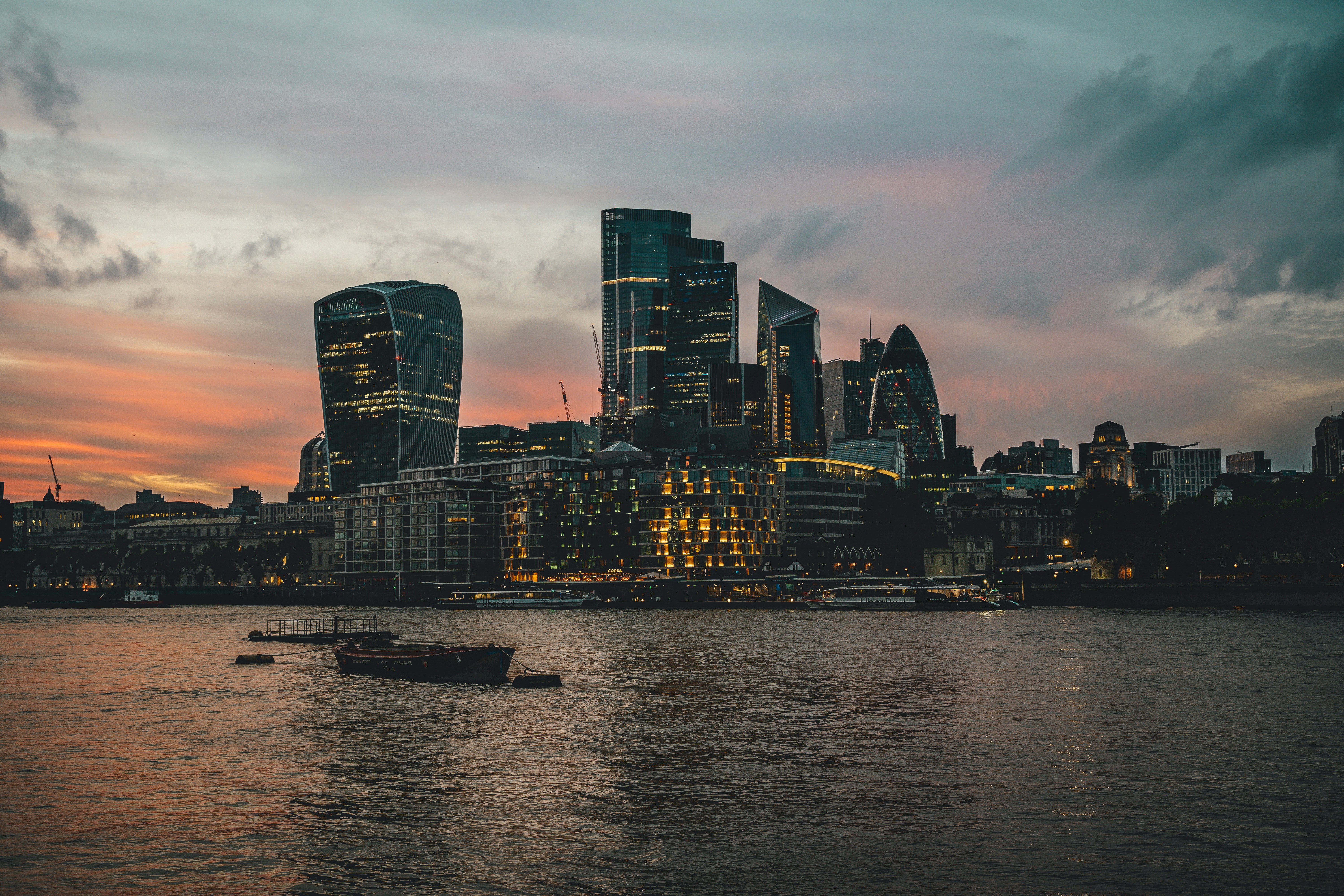London Night Skyline